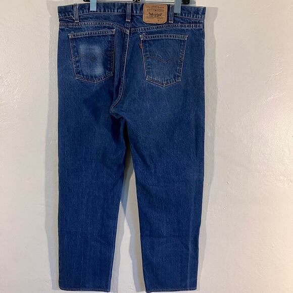 Vintage 80s Levi’s Orange Tab 505 Dark‎ Wash Denim Jeans - Picture 3 of 6
